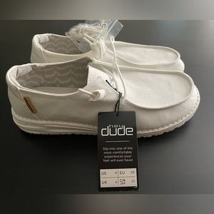 Wendy Chambray White Hey Dude Shoes